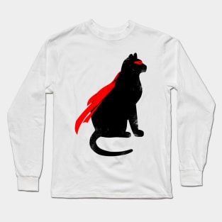 Super Hero Cat Long Sleeve T-Shirt